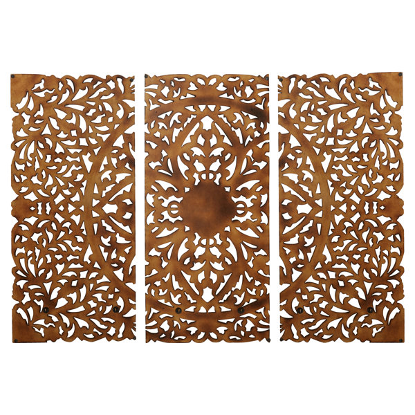 Mistana™ 3 Piece Brown Wood Wall Decor Set & Reviews Wayfair Canada